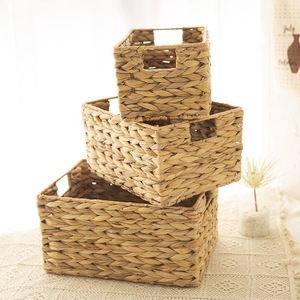 Nordic Style Imitation Rattan Woven Laundry <b>Basket</b> Round Waterproof Household Storage <b>Basket</b> Multifunction Clothing Organizer - Product Image 2