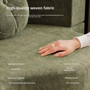 Divano Letto in Tessuto Comprimibile Pieghevole Reclinabile Estensibile a Due Posti Nuovo Modello Monoblocco per Piccoli Appartamenti e Soggiorni in Affitto - Product Image 6