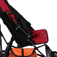 Poussette multifonctionnelle à quatre roues pour chien et bébé avec sac intégré en tissu Oxford 600D