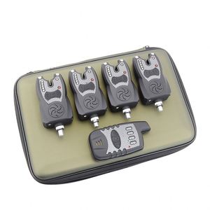 Ensemble d'alarme de morsure de pêche sans fil Topline avec fonction de <span class=keywords><strong>Test</strong></span> de portée 1 + 4 alarme de pêche à la carpe et récepteur matériel de pêche à la carpe - Product Image 6