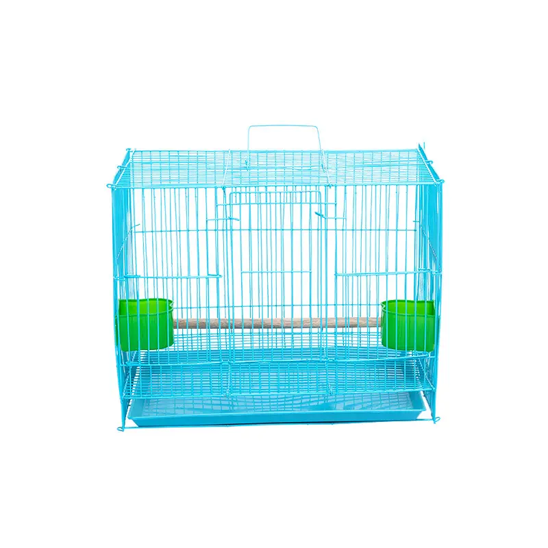 Bird Cage Wire Portable Animal Cocktail Birds Breeding Cage Bird Parrots