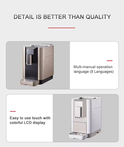 Cafetera Italiana Profesional Totalmente Automática, Integrada para Uso Doméstico, Máquina de Espresso de Granos a Taza con Molinillo - Product Image 4