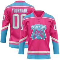 Maillot d'entraînement de hockey sur glace unisexe à design populaire Vêtements de sport en polyester imprimés de l'équipe OEM Vêtements de hockey sur glace du Canada international