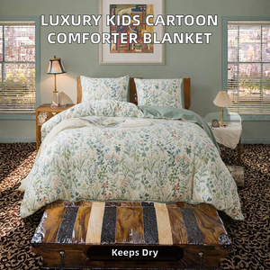 Filled Luxury Kids Stitch Cartoon Pattern <b>Waterproof</b> Woven Polyester Comforter Warm Soft Winter Thickened Bed Quilted <b>Blanket</b> - Product Image 4