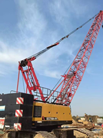 Grue sur chenilles SCC750A de 75 tonnes, robuste et de qualité, capacité de levage élevée, grue puissante à vendre