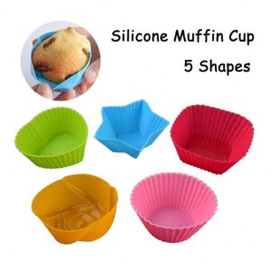 <b>Silicone</b> Muffin Cupcake Baking Cups Disposable Eco Friendly <b>Moulds</b> for Cakes Muffins Cupcakes and Desserts Food Grade Kitchen - Product Image 2