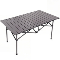 Table et chaises de camping pliables, table à œufs pour l'extérieur, ensemble de pique-nique 95 cm