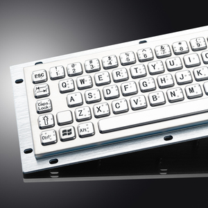 Teclado Braille de Acero Inoxidable 304, Compacto, Resistente al Vandalismo, Montaje <span class=keywords><strong>en</strong></span> Panel, Impermeable IP65, para Uso Industrial - Product Image 5