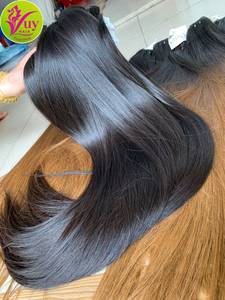 Vuy Hair Cheveux Humains Vierges Naturels Noirs Cambodgiens Ondulés 22 Pouces avec Frontale en Dentelle HD Vente en Gros - Product Image 2
