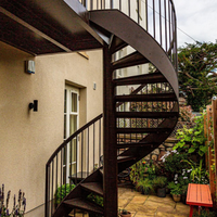 VIKO extérieur escalier en spirale galvanisé en acier au carbone étanche