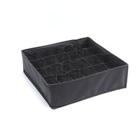 Organisateur de vêtements pliable à 16 compartiments en tissu Oxford pour armoire, chaussettes, sous-vêtements, tiroirs de rangement, à un seul niveau