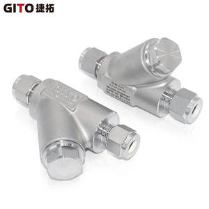 Filtre de compression gaz-liquide en acier inoxydable GITO 316 avec élément filtrant sinterisé et boîtier en PP – Composants essentiels - Product Image 2