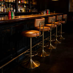 Tabourets <span class=keywords><strong>de</strong></span> <span class=keywords><strong>bar</strong></span> <span class=keywords><strong>de</strong></span> restaurant nordique personnalisables en cuir véritable, tabourets <span class=keywords><strong>de</strong></span> comptoir <span class=keywords><strong>de</strong></span> restaurant tendance, chaises <span class=keywords><strong>de</strong></span> <span class=keywords><strong>bar</strong></span> - Product Image 1
