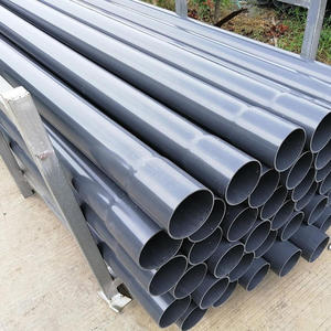 Tuyau en PVC durable certifié ASTM de 4 pouces pour drainage/irrigation à usage industriel, certifié ISO9001, longueur personnalisée disponible - Product Image 2