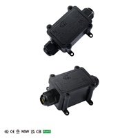 Boîte de connexion matérielle imperméable de PC de boîte de jonction à double port évaluée par IP67 pour les épissures électriques submersibles