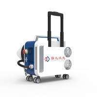 Machine portative de nettoyage de laser d'impulsion de 300W nouveau laser de fibre pour l'enlèvement d'aluminium d'acier inoxydable de pierre de bois de peinture de rouille