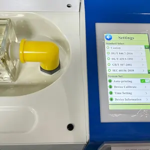 Astm D877 Transformator Olie Doorslagspanning Tester Isolerende Olie Afbraak Bdv Tester Olie Diëlektrische Sterkte Tester Bdv Test