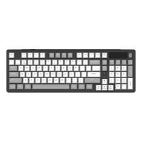 Clavier de jeu RGB 97 touches sans fil avec écran rotatif personnalisé, clavier mécanique