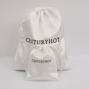 Bolsas de Satén Blanco Perla con Cordón, Personalizadas con Logotipo, para Joyería y Empaque de Regalos, Tamaño Pequeño - Product Image 4