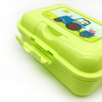 Boîte à bento compartimentée en PP de qualité alimentaire pour sandwichs et repas d'enfants