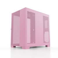 SAMA-funda de vidrio templado para radiador atx de 360mm para ordenador, caja de malla de vidrio de doble cara para juegos de pc, OEM