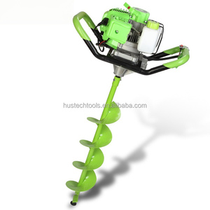 Perceuse de sol multifonctionnelle portative domestique à moteur 63cc haute puissance en alliage d'aluminium pour bricolage, petite machine de terrassement agricole - Product Image 4