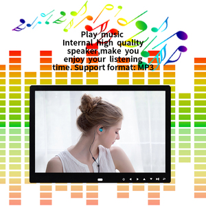 กรอบรูปดิจิตอลฟูลเอชดีขนาด 13 นิ้ว พร้อมฟังก์ชั่นเล่นวิดีโอ (MP4/AVI) MP3 นาฬิกา USB - Product Image 5