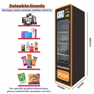Meilleure vente Qianmei 16 emplacements Snack Distributeur automatique <span class=keywords><strong>de</strong></span> boissons Fonction SDK Accepteurs <span class=keywords><strong>de</strong></span> pièces/billets Lecteurs <span class=keywords><strong>de</strong></span> cartes Garantie 1 an - Product Image 6