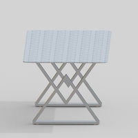 Escritorio Rectangular Moderno y Sencillo de Mármol Crema, Acero Resistente, Ecológico, con Garantía de 15 Años, para el Hogar, Estudiantes, Oficina
