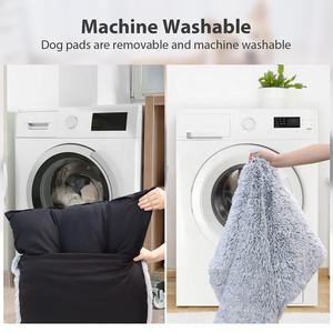 Fabricación profesional Durable Warm Grey Car Medium Size Luxury Designer Pet <span class=keywords><strong>Dog</strong></span> Bed - Product Image 6