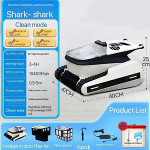 <span class=keywords><strong>Robot</strong></span> de nettoyage de <span class=keywords><strong>piscine</strong></span> <span class=keywords><strong>Shark</strong></span>, acier inoxydable de haute qualité, aspiration automatique sans fil pour piscines et spas avec batterie au lithium - Product Image 5