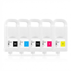Cartucho de Tinta Recargable Supercolor de 5 Colores, 700ML/PC, PFI 710, con Chip Importado para Impresoras Canon TX2000, TX3000, TX4000 - Product Image 1