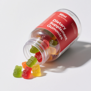 Suppléments à base de plantes Health Nova 1000mg Gommes au vinaigre de cidre de <span class=keywords><strong>pomme</strong></span> végétalien 60 morceaux - Product Image 1