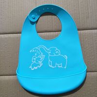 Babero de Silicona Personalizado, Libre de BPA, Impermeable, con Recolector de Alimentos, Baberos de Silicona para Bebé, Suministros de Alimentación al por Mayor