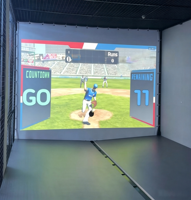 Prix d'usine chinois Divertissement d'intérieur Jeux interactifs Simulateur d'entraînement de baseball