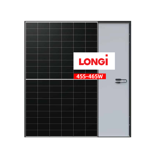 Premier niveau marque <span class=keywords><strong>Longi</strong></span> Hi-moX6 LR7-54HTh 455W <span class=keywords><strong>460W</strong></span> 465W monocristallin tous les modules PV noirs N Type <span class=keywords><strong>Longi</strong></span> panneau solaire - Product Image 1