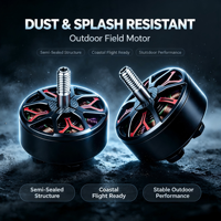 Moteur Brushless FPV Résistant aux Intempéries Extérieures (Poussière et Eau) 1350KV 1750KV 4S 6S Pièces Détachées pour Drone Freestyle de 5 Pouces