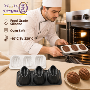 Molde de silicona 3D TANGBA para hornear, con forma de nuez pecana, para mousse, velas aromáticas, fabricación de jabón artesanal, grado alimenticio FDA, engrosado, venta al por mayor - Product Image 5