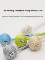 Attaches de rideaux magnétiques avec boucle avancée et corde de rangement - Design moderne minimaliste