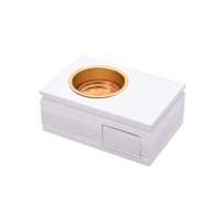 Haute qualité nouvel encensoir en bois arabe boîte en bois de luxe oud brûleur d'encens boîte de rangement en gros logo personnalisé brûleur d'encens en bois