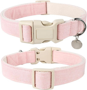 <span class=keywords><strong>Collar</strong></span> de perro con correas de tela de cáñamo, collares ajustables de cáñamo clásicos ecológicos para mascotas, accesorios para perros al por mayor - Product Image 5