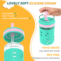 Gobelet pour enfants sans BPA, qualité alimentaire, anti-fuite, gobelet pour enfants en gros, léger, avec paille et couvercle