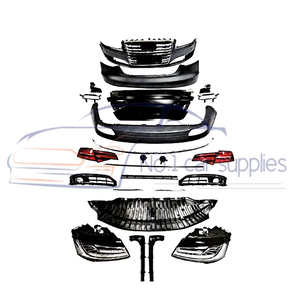 Kit carrosserie <span class=keywords><strong>Dapa</strong></span> W12 pour Audi A8 D4 2011-2014, pare-chocs avant et arrière, feux auto - Product Image 6