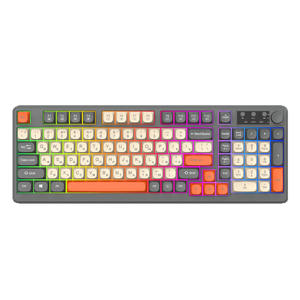 Clavier filaire et sans fil Bluetooth à éclairage RGB, trois modes, pour le jeu et le bureau, prise en charge de la langue russe, en stock - Product Image 1