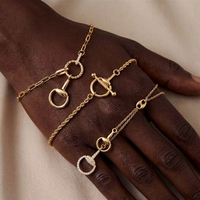 Collar Ecuestre Chapado en Oro de 18K con Hebilla de Herradura y Brida, Certificado CE Rohs, para Mujer, Regalo de Joyería Ecuestre
