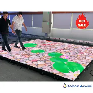 Outdoor Waterproof P2.6 P3.9 P3.91 Dance Floor Interactive Led Display Screen Floor Tiles Modular Led Video Wall Panel