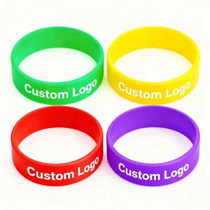 สายรัดข้อมือซิลิโคนแบบกำหนดเอง กำไลยางส่วนตัวพร้อมโลโก้หรือข้อความ - Product Image 6