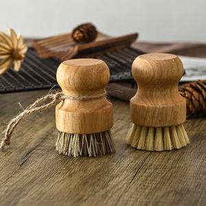Cepillo para Platos y Fregadero de Bambú Ecológico al por Mayor con Cerdas de Sisal, Herramienta Duradera para Limpieza de Cocina - Product Image 5