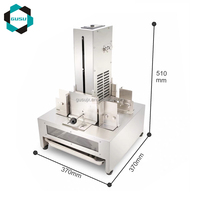 GUSU Nouvelle machine automatique de haute qualité pour la découpe et le broyage de flocons de chocolat, alimentée par prise, garantie 1 an