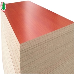Panneau de mélamine à grain de bois imperméable Panneau de particules de mélamine <span class=keywords><strong>Parquet</strong></span> en aggloméré de 18mm Plancher en bois - Product Image 3